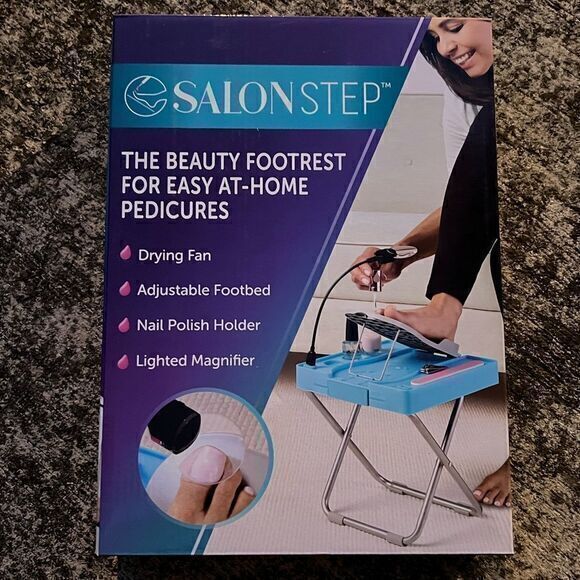 NIB Salon Step The Beauty Footrest for Easy‎ At-Home Pedicures - Picture 1 of 3